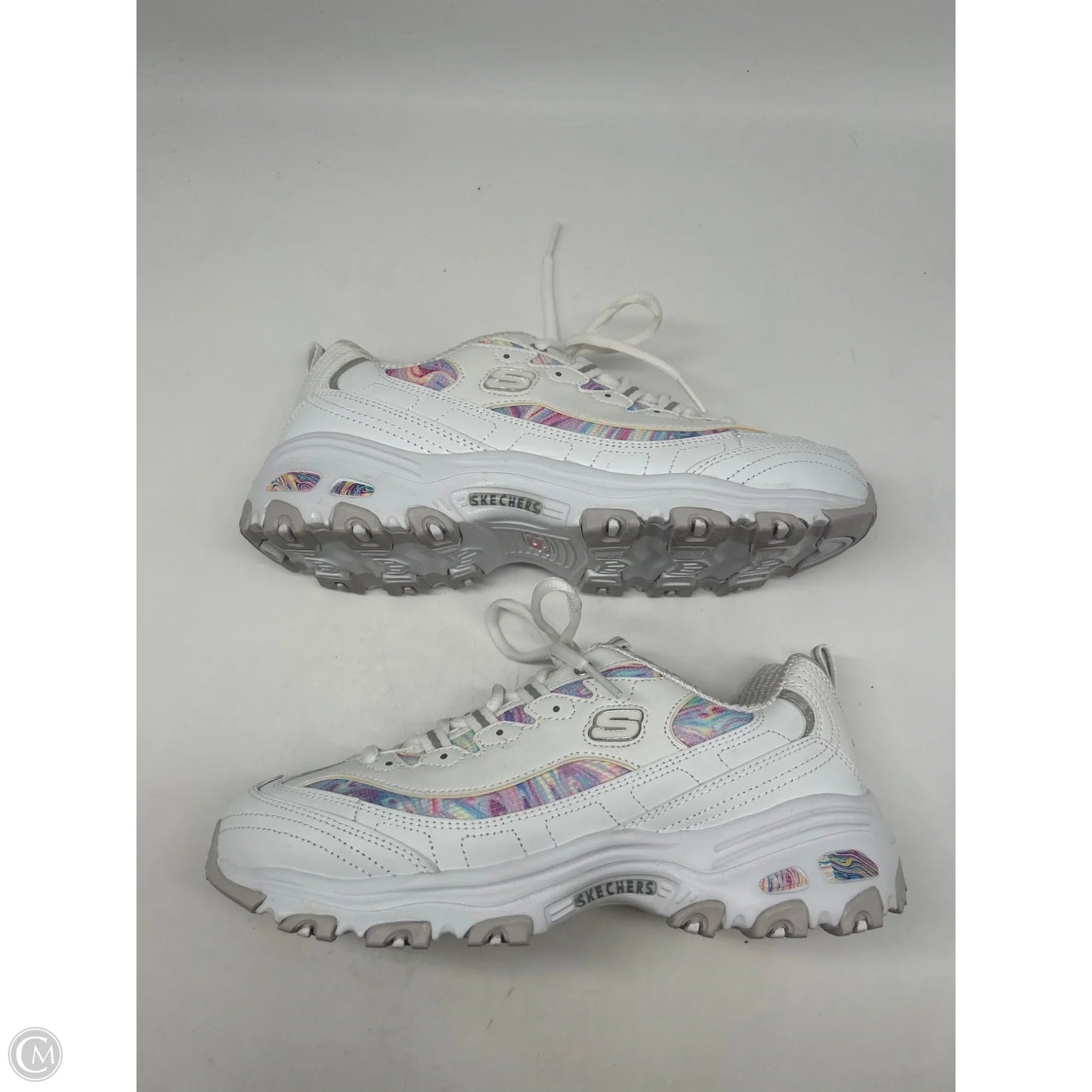 Shoes Athletic By Skechers In White, Size: 8.5