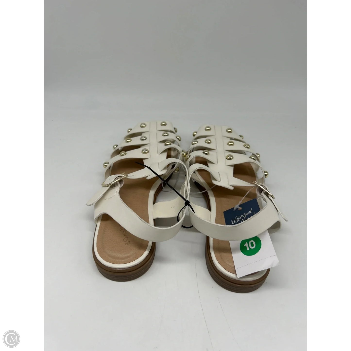 Sandals Flats By Universal Thread In White, Size: 10