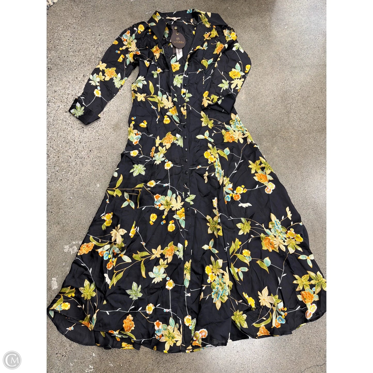 Dress Casual Maxi By Cmb In Black, Size: S