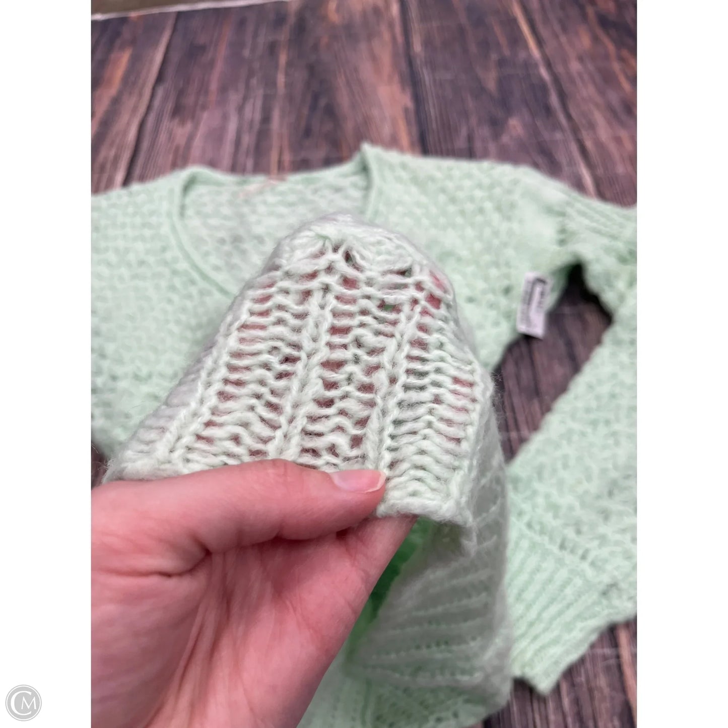 Sweater By Free People In Green, Size: M
