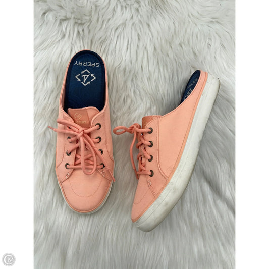 Shoes Flats By Sperry In Orange, Size: 7.5