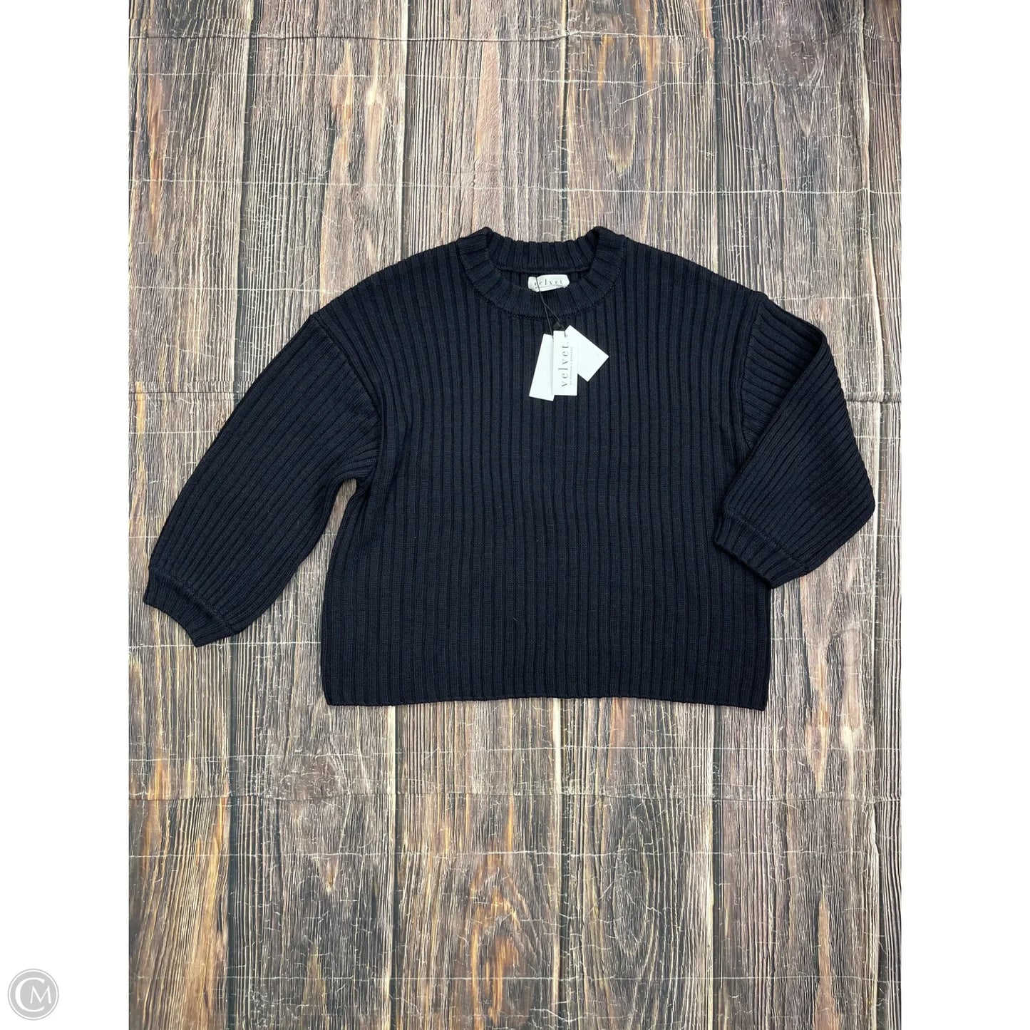 Sweater By Velvet By Graham & Spencer In Navy, Size: L