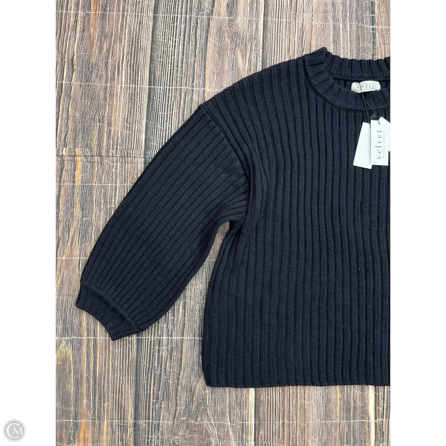 Sweater By Velvet By Graham & Spencer In Navy, Size: L