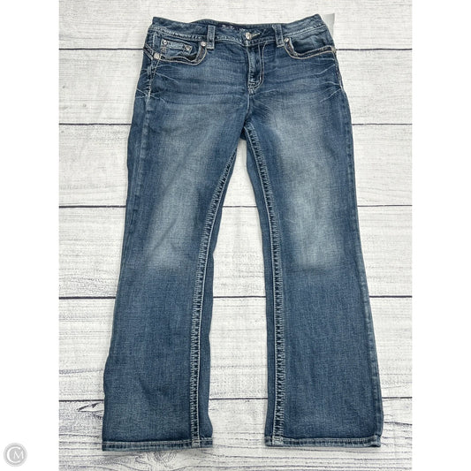 Jeans Flared By Miss Me In Blue Denim, Size: 10