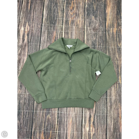 Athletic Sweatshirt Collar By Spanx In Green, Size: Xs