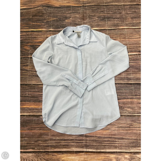 Top Long Sleeve By H&m In Blue, Size: 6