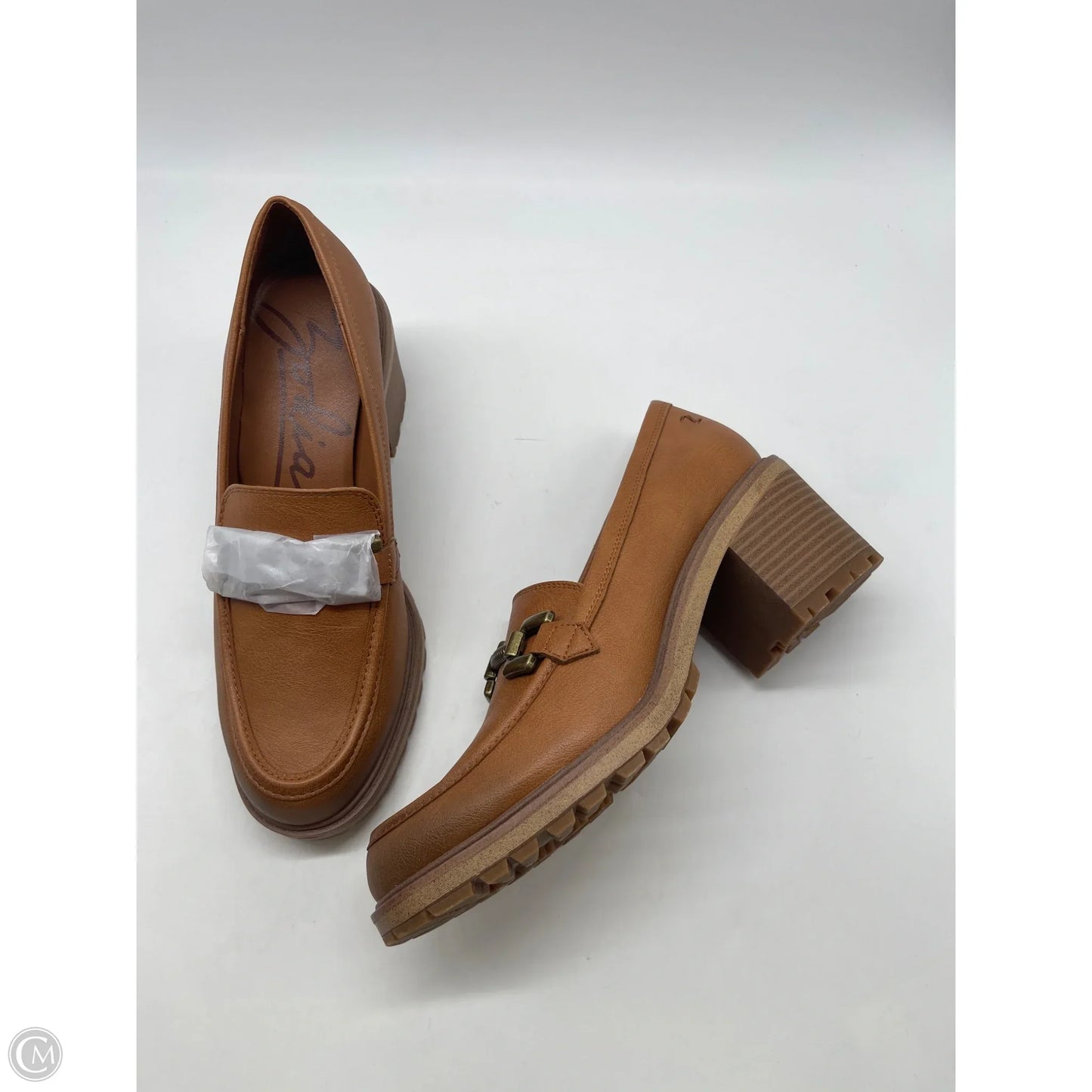 Shoes Heels Block By Zodiac In Brown, Size: 8.5