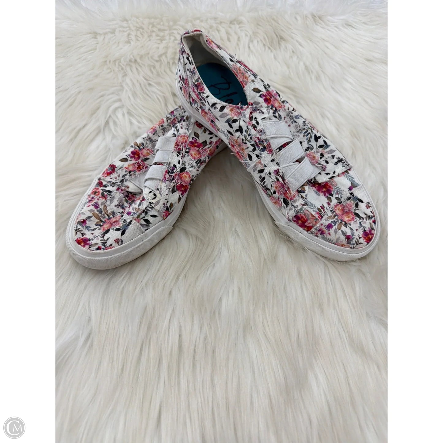 Shoes Sneakers By Roxy In Floral Print, Size: 7.5