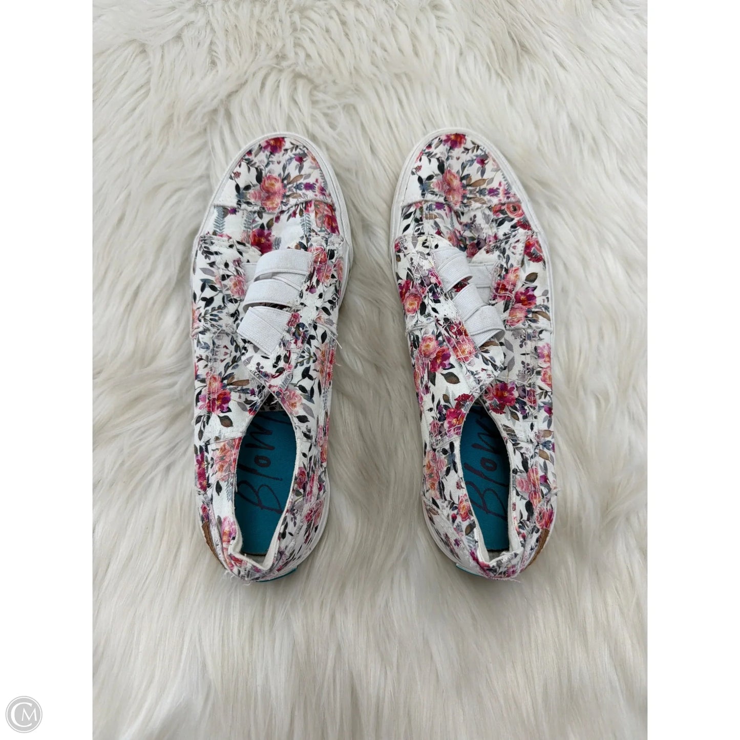 Shoes Sneakers By Roxy In Floral Print, Size: 7.5