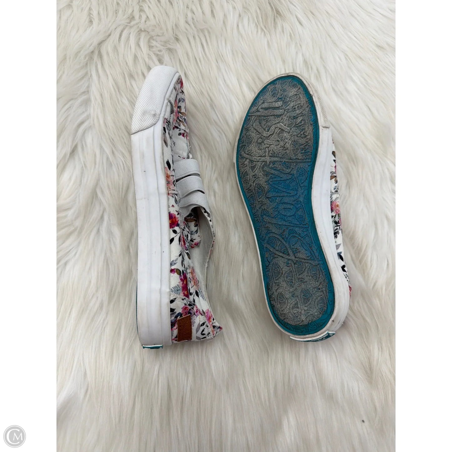 Shoes Sneakers By Roxy In Floral Print, Size: 7.5