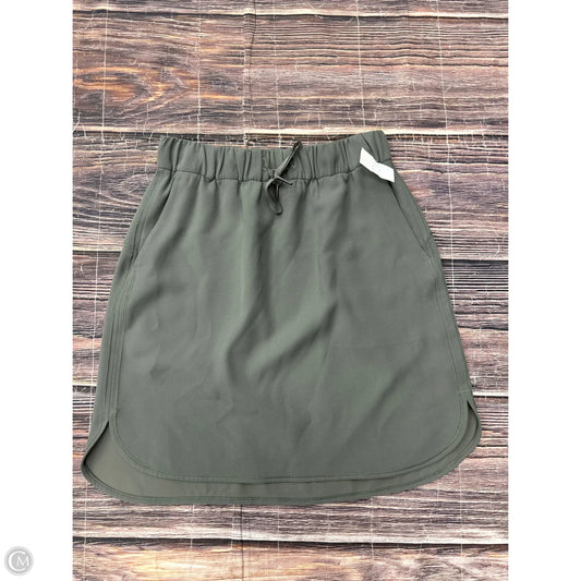 Athletic Skirt By Lululemon In Green, Size: 8