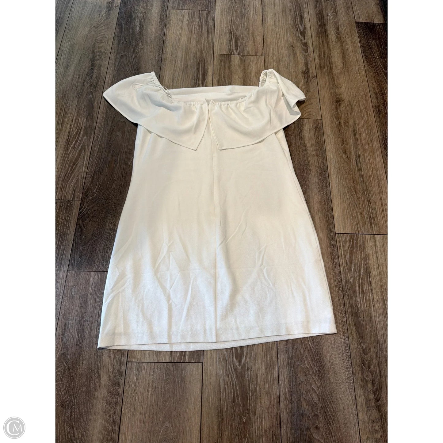Dress Casual Midi By Clothes Mentor In White, Size: L
