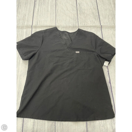 Top Short Sleeve By Clothes Mentor In Black, Size: 1x