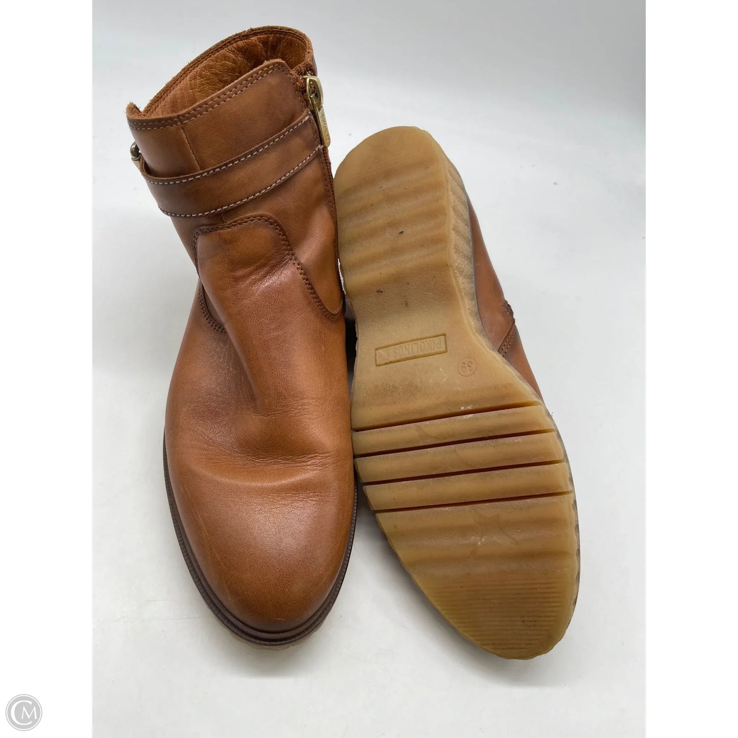 Boots Ankle Flats By Pikolinos In Brown, Size: 8.5