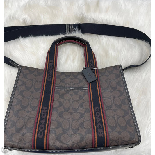Tote Designer By Coach, Size: Large