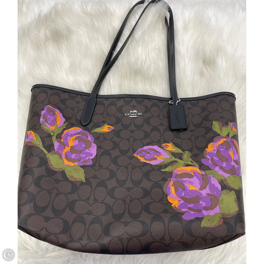 Tote Designer By Coach, Size: Large