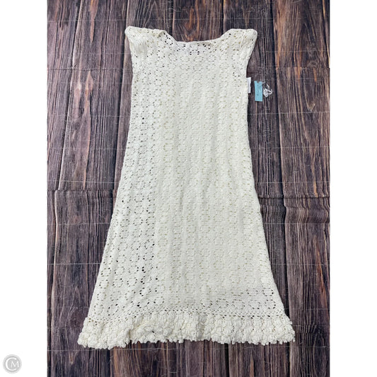 Dress Casual Maxi By Anthropologie In White, Size: 1x