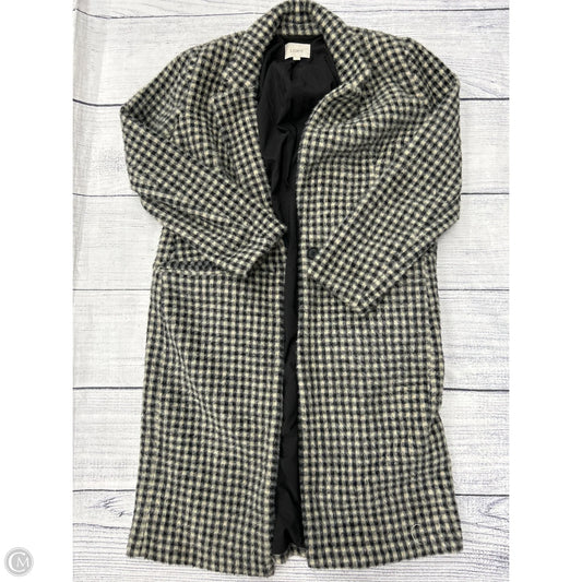 Coat Faux Fur & Sherpa By Loft In Black, Size: L