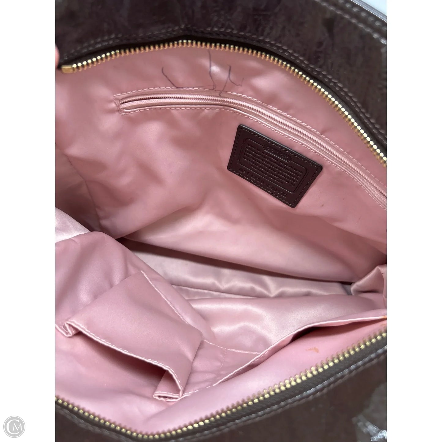 Handbag Designer By Coach, Size: Large