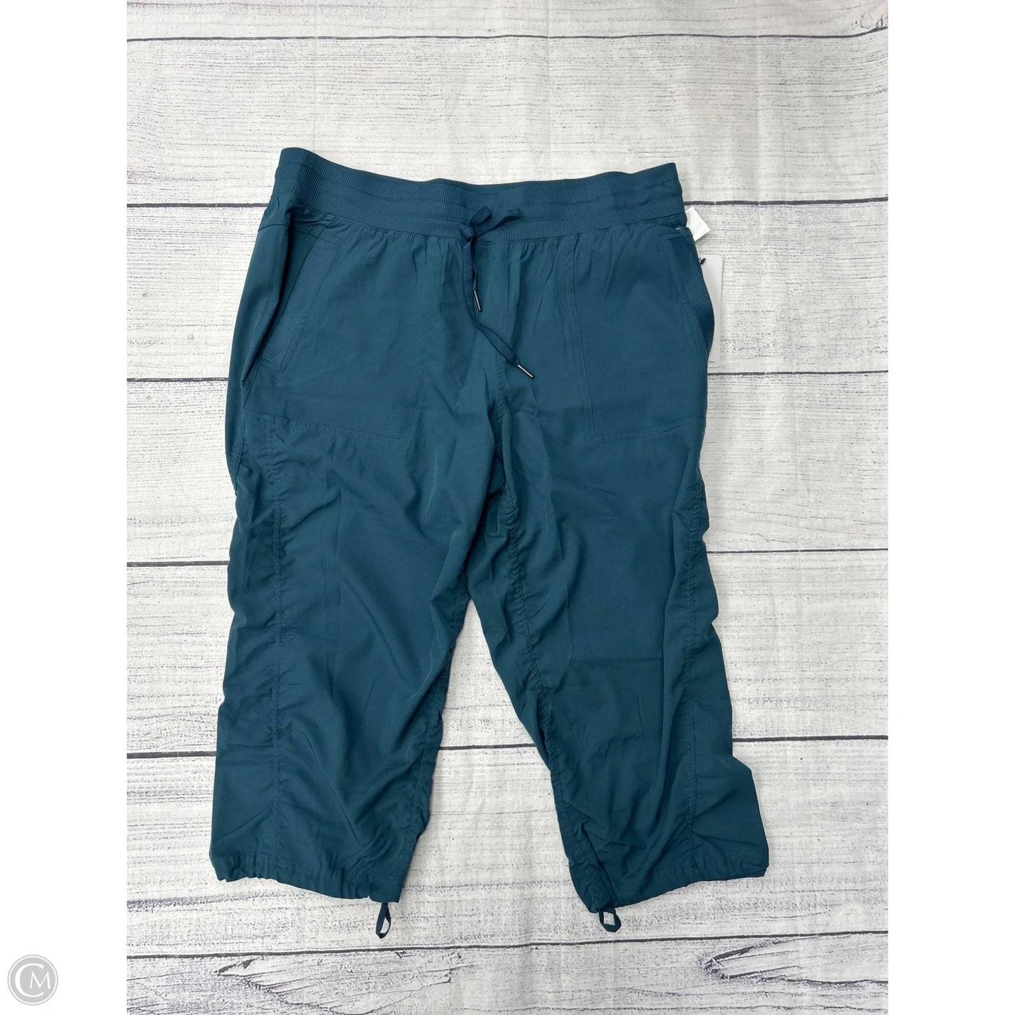 Athletic Capris By Rbx In Teal, Size: L