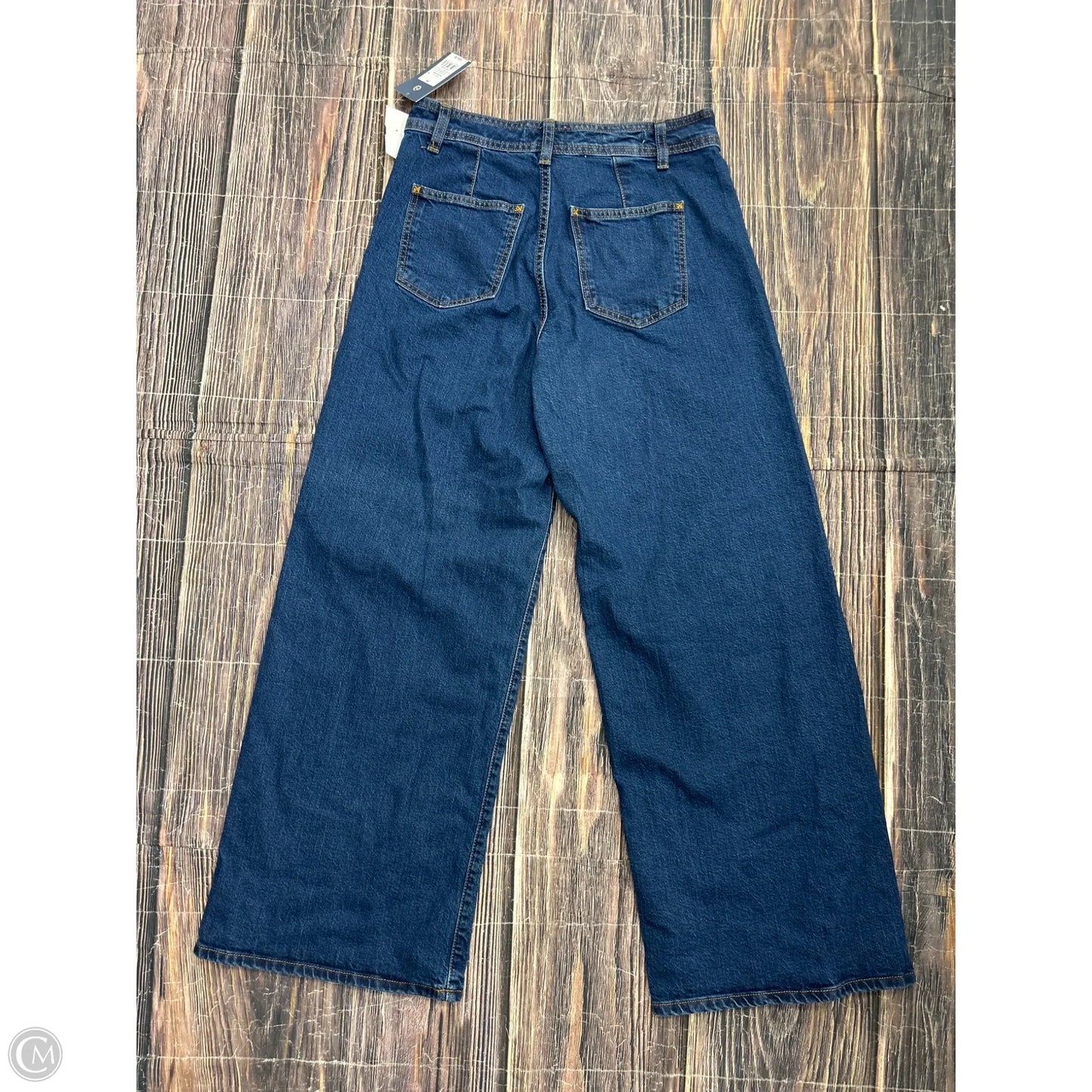 Jeans Wide Leg By Universal Thread In Blue Denim, Size: 8