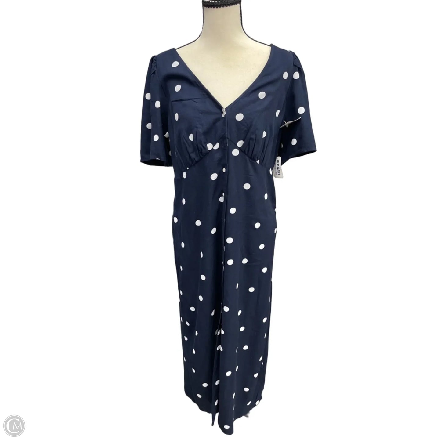 Dress Casual Maxi By Old Navy In Navy, Size: M