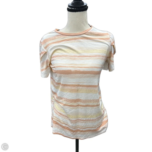 Top Short Sleeve By Lularoe In Orange, Size: Xs