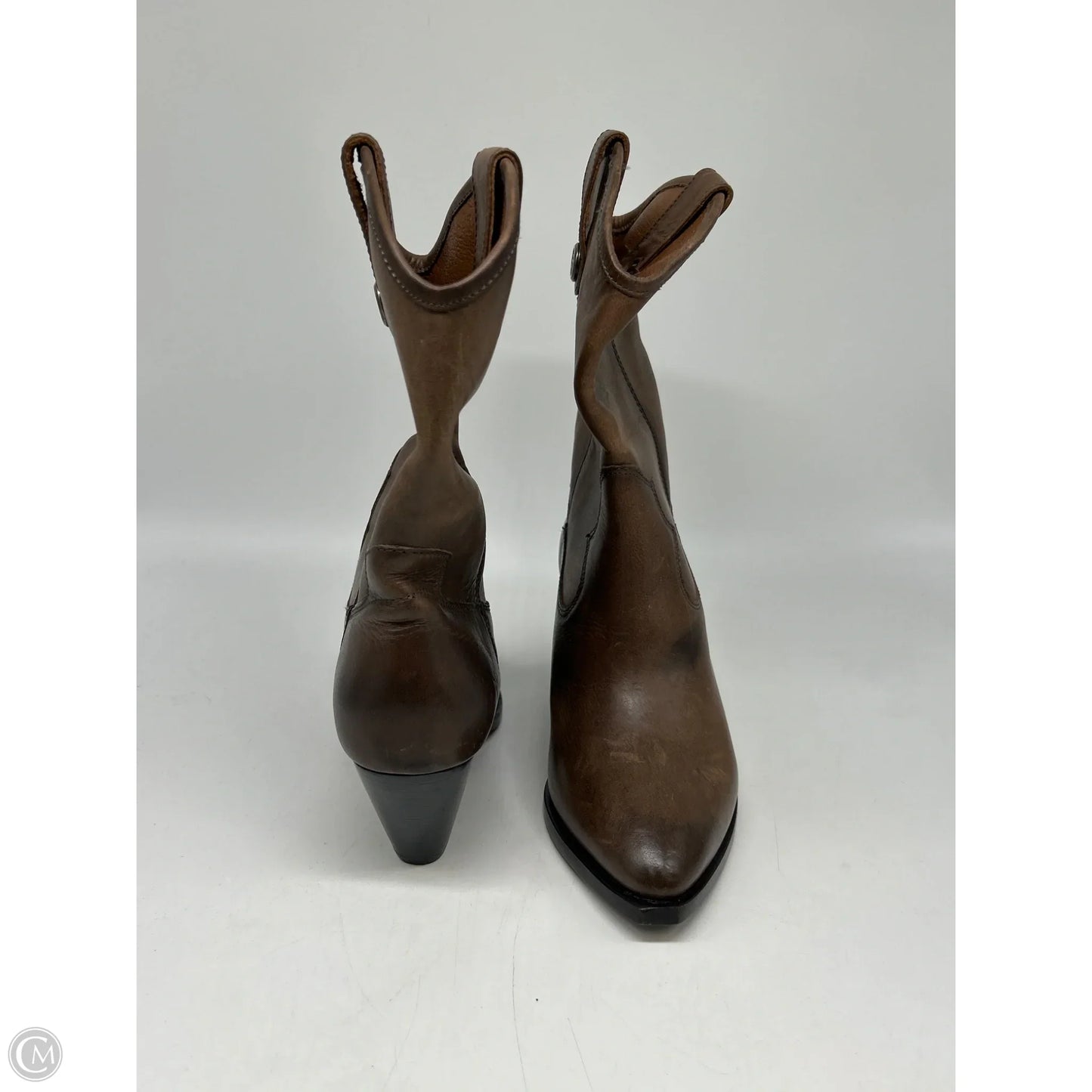 Boots Designer By Frye In Brown, Size: 6.5