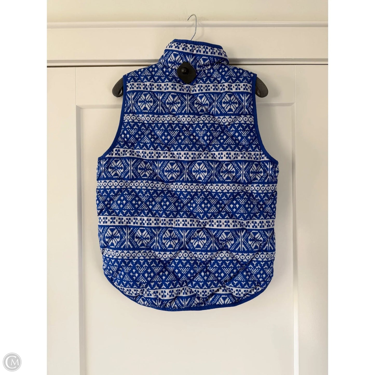 Vest Puffer & Quilted By J. Crew In Blue, Size: M