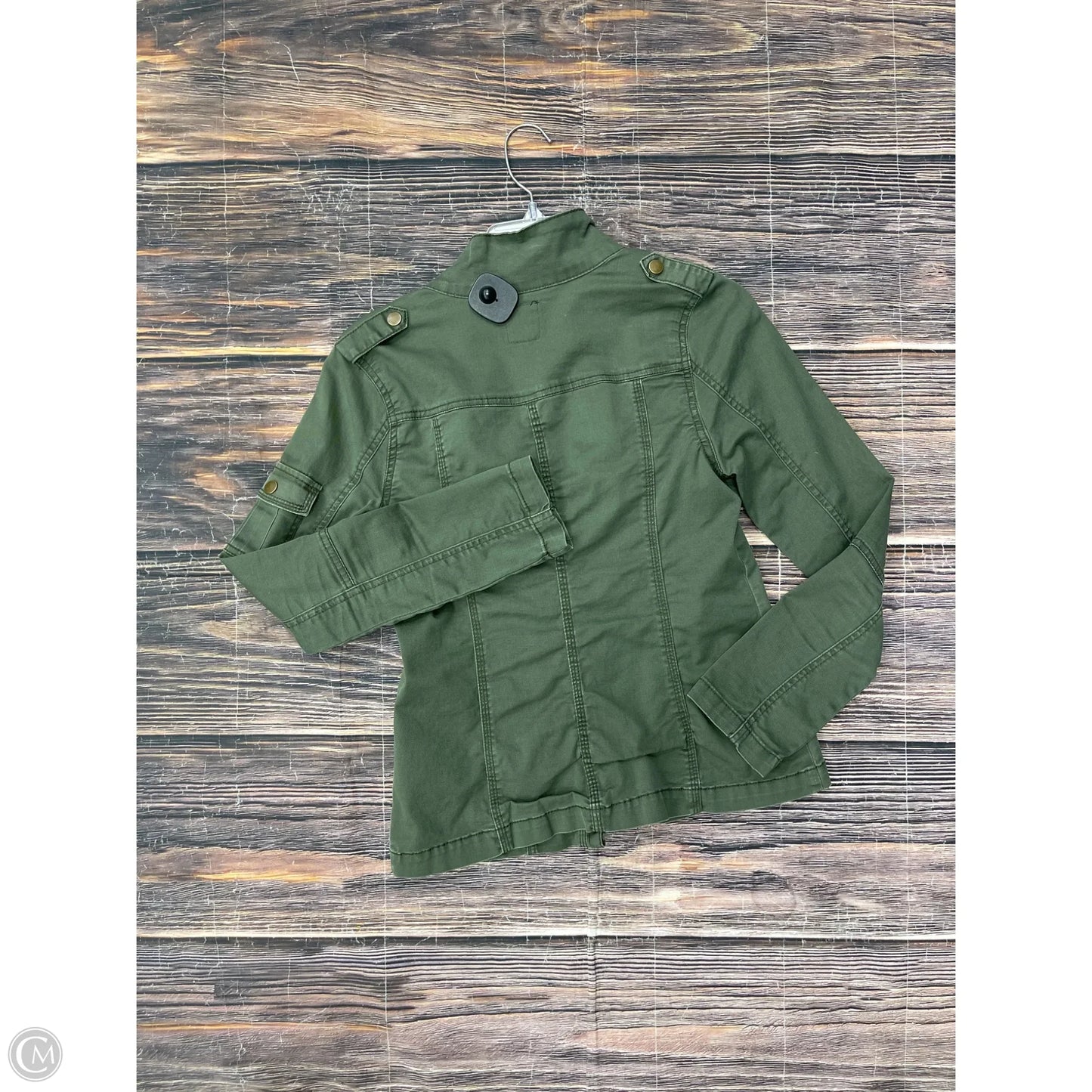 Jacket Denim By Kensie In Green Denim, Size: Xs