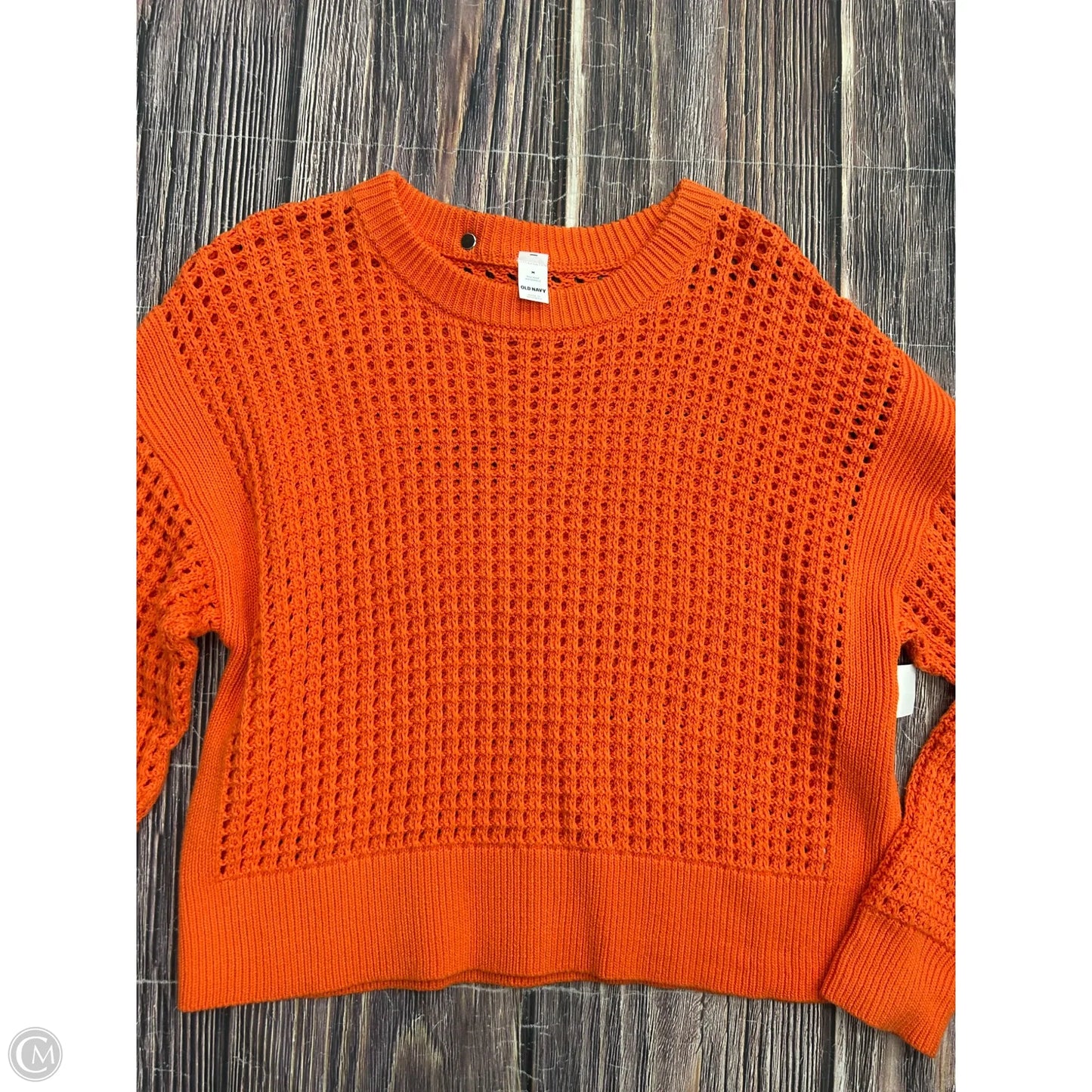 Sweater By Old Navy In Orange, Size: M