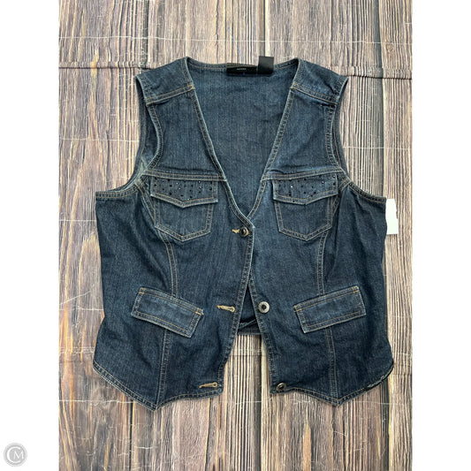 Vest Other By Harley Davidson In Blue Denim, Size: L