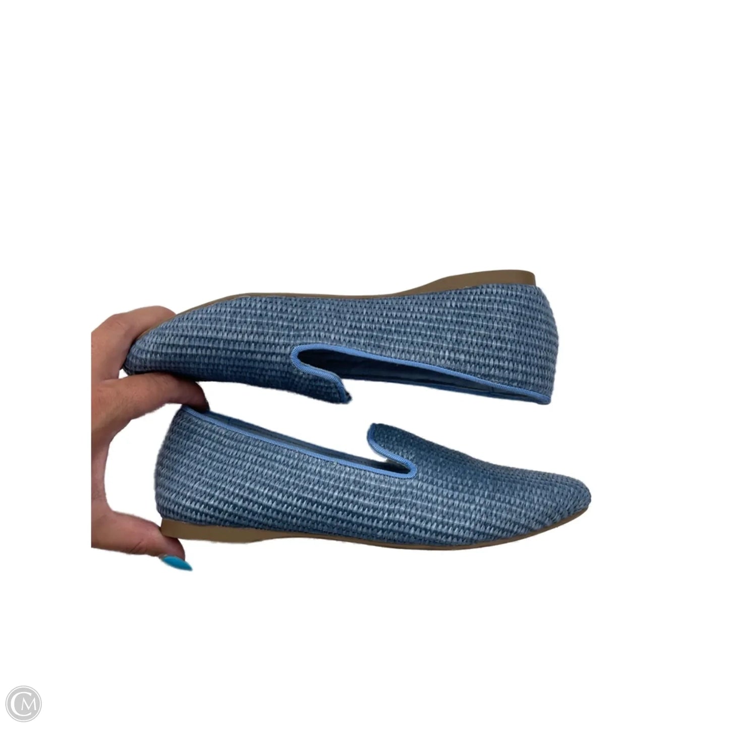 Shoes Flats By Birdies In Blue, Size: 8