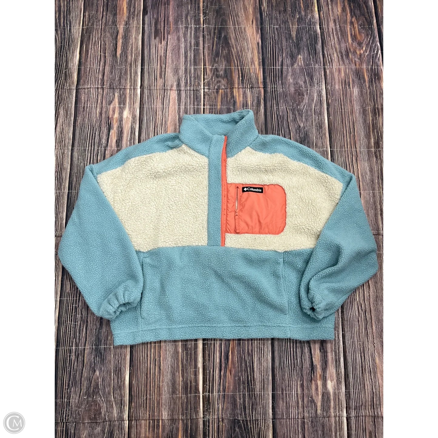 Sweatshirt Collar By Columbia In Cream, Size: 1x