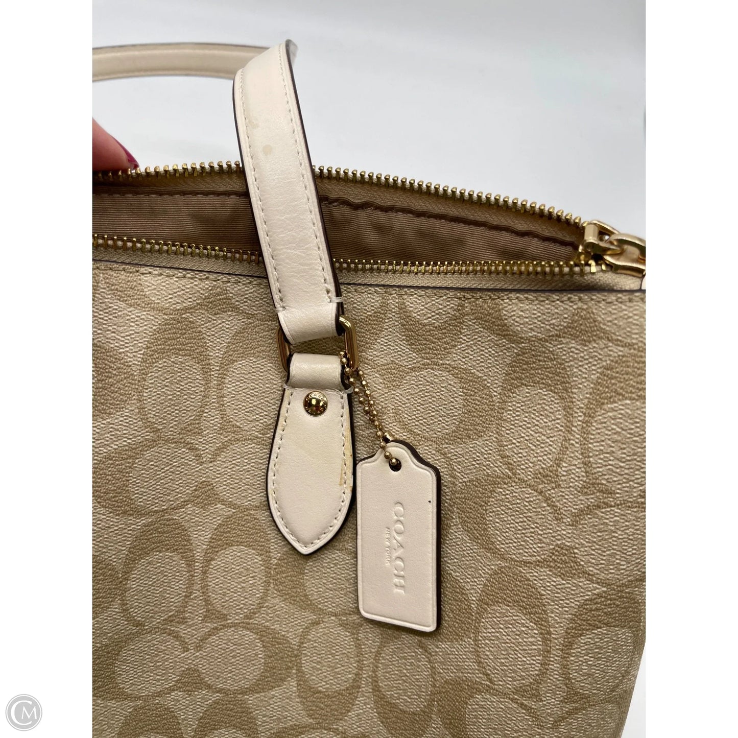 Handbag Designer By Coach, Size: Large