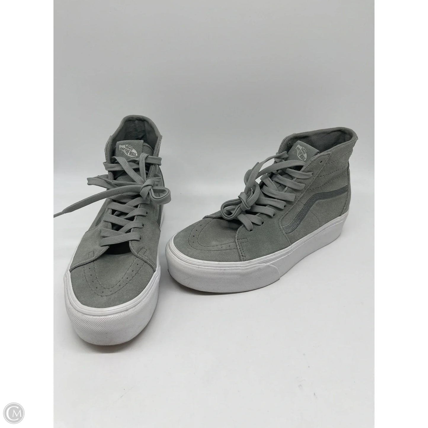 Shoes Sneakers By Vans In Green, Size: 9