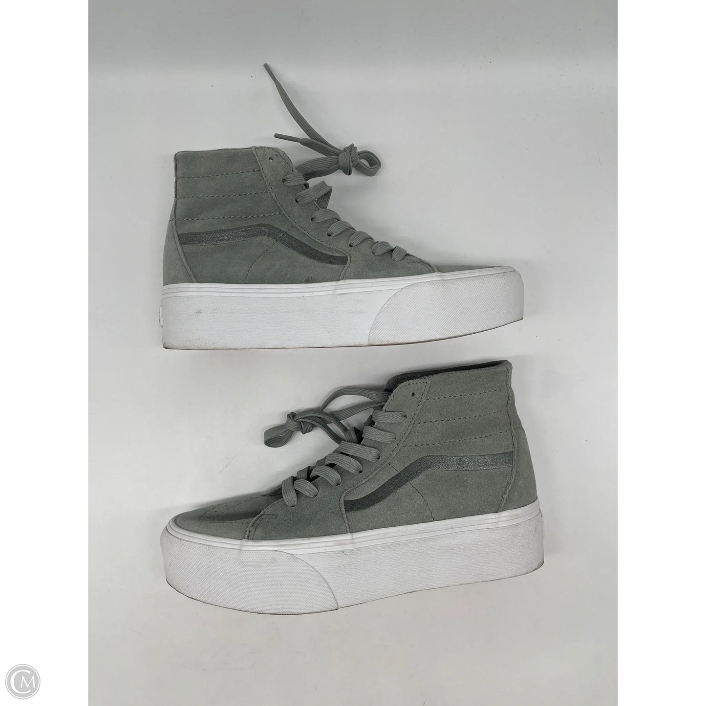 Shoes Sneakers By Vans In Green, Size: 9