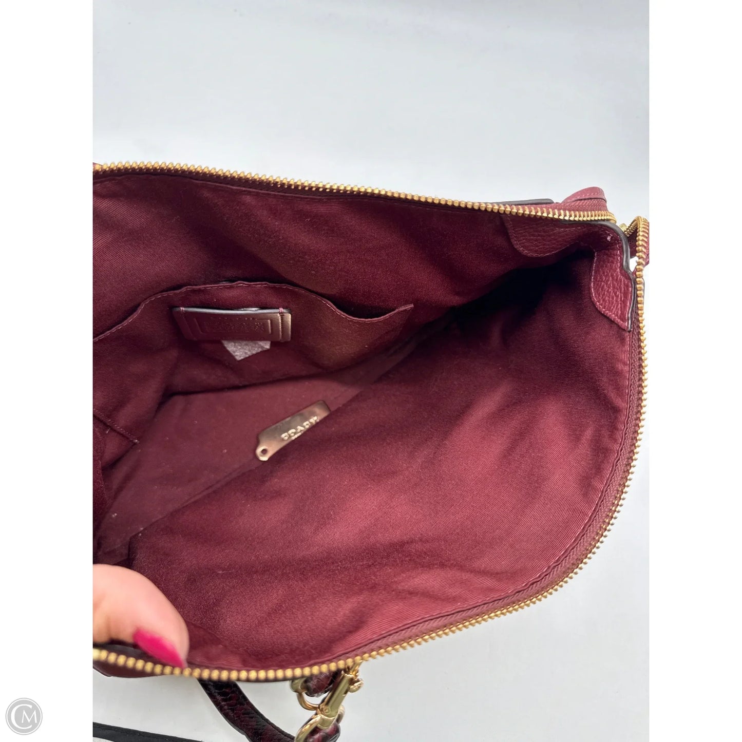 Handbag Designer By Coach, Size: Medium