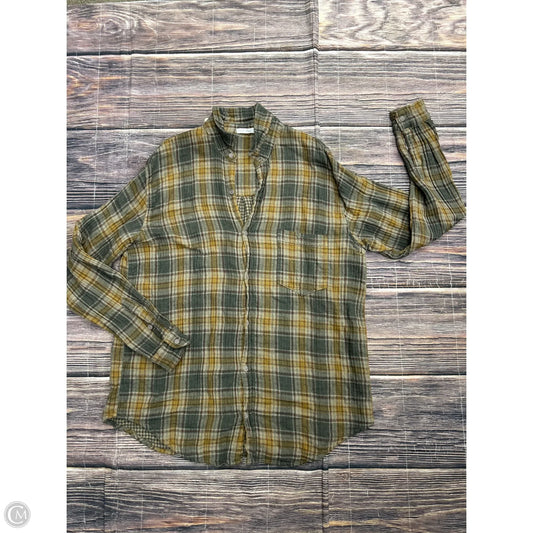 Top Long Sleeve By Free People In Green, Size: M