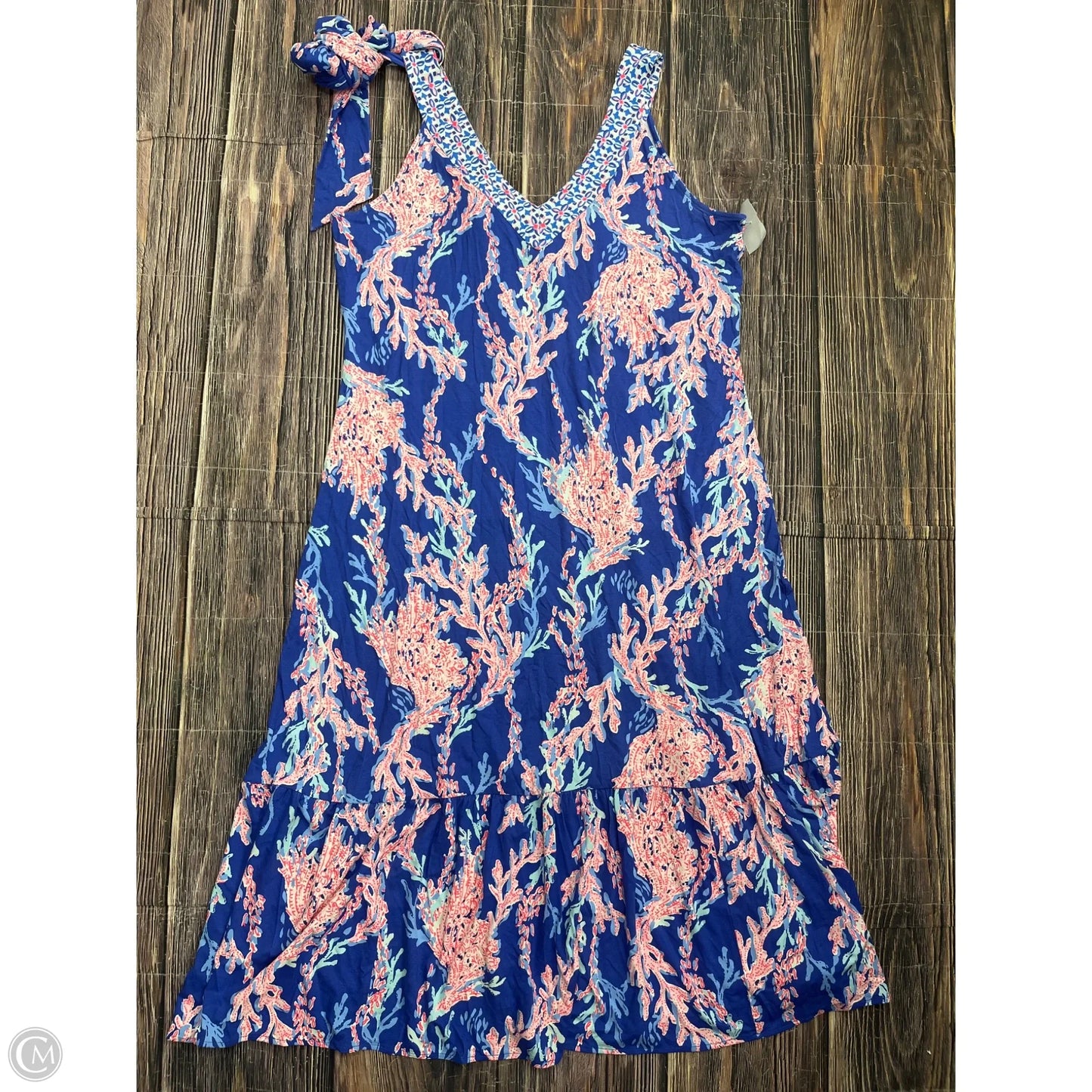 Dress Designer By Lilly Pulitzer In Blue, Size: 1x