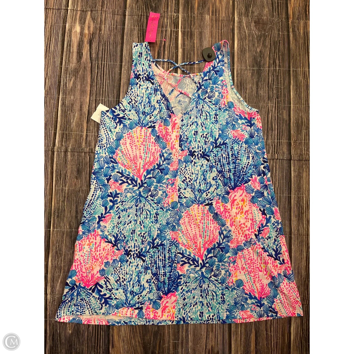 Dress Designer By Lilly Pulitzer In Blue, Size: 1x