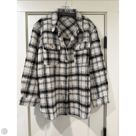 Jacket Shirt By Veveret In White, Size: L