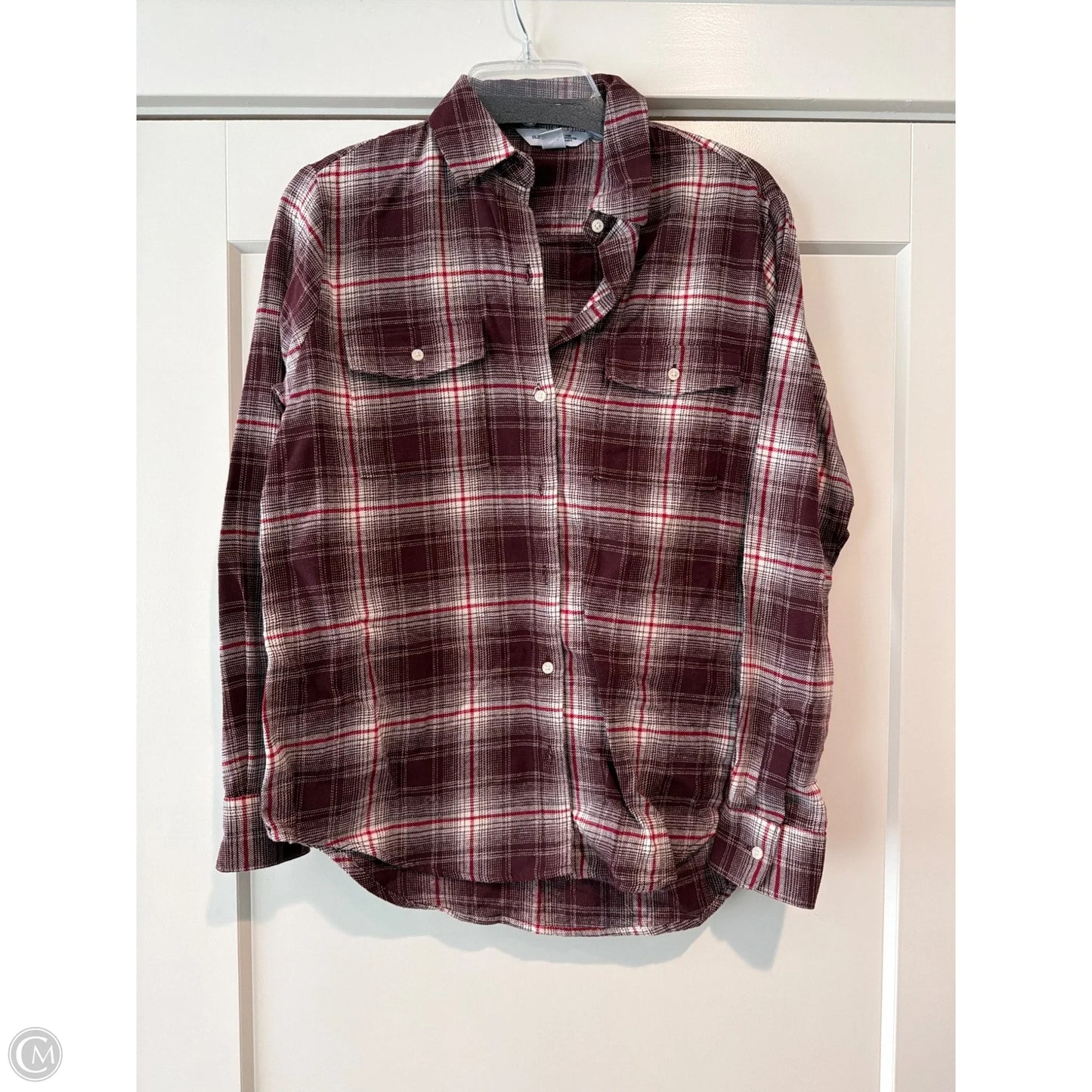 Top Long Sleeve By Old Navy In Red, Size: Xs