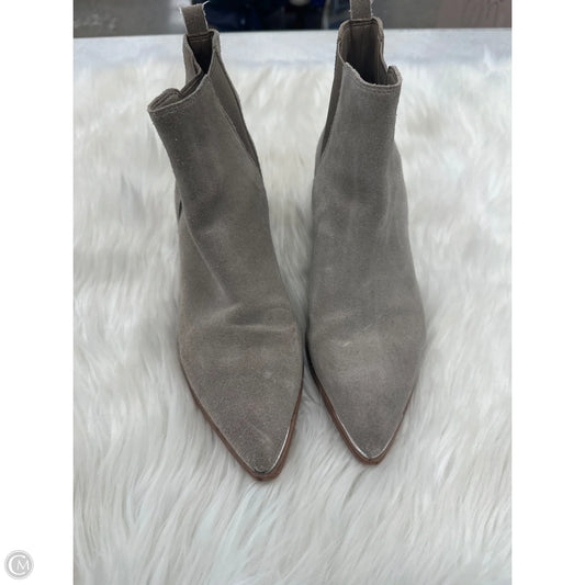 Boots Ankle Flats By Marc Fisher In Taupe, Size: 8