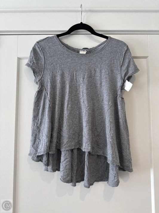 Top Short Sleeve By We The Free In Grey, Size: Xs
