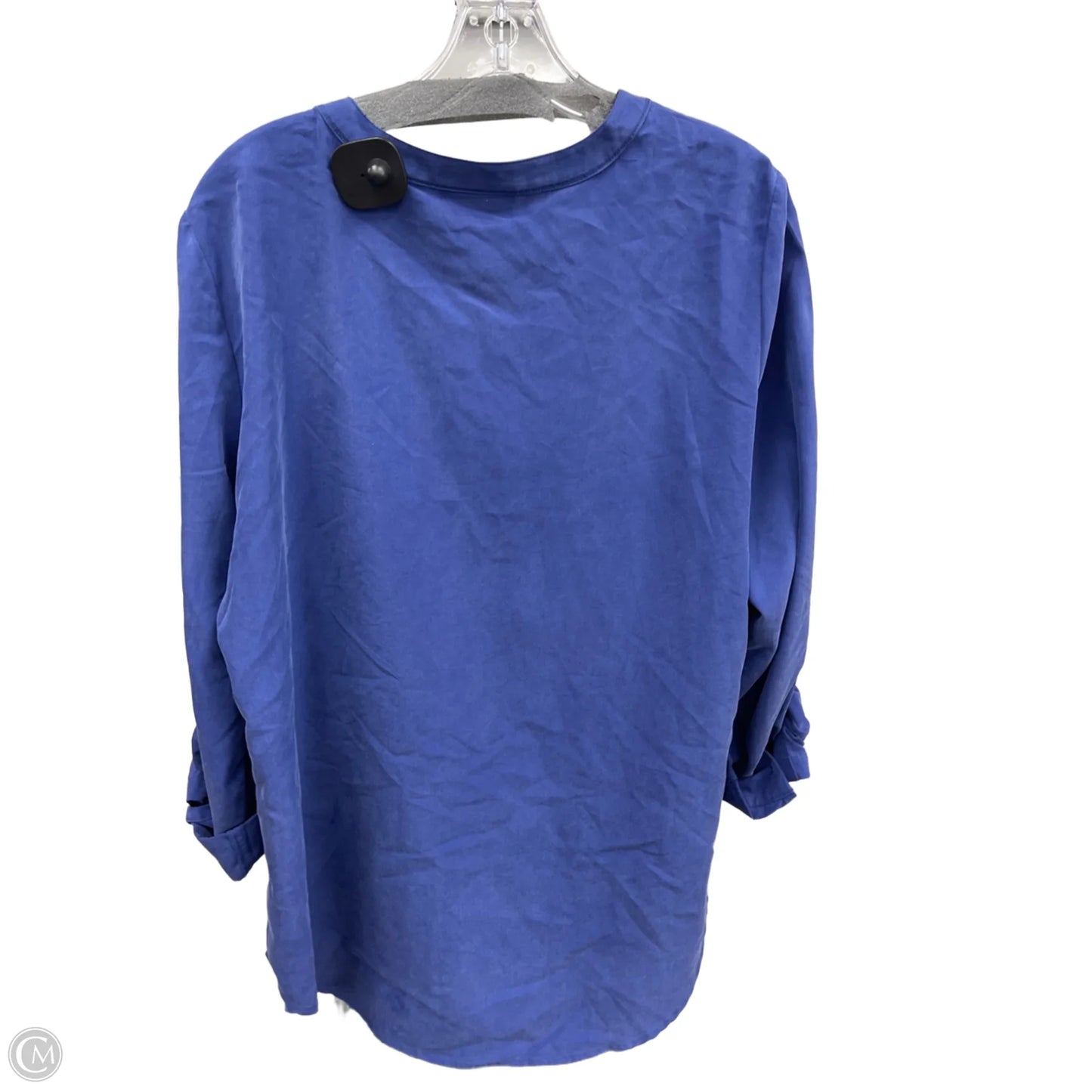 Tunic 3/4 Sleeve By Chicos In Blue, Size: L