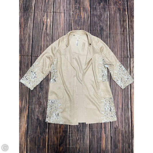 Cardigan By Chicos In Gold, Size: L