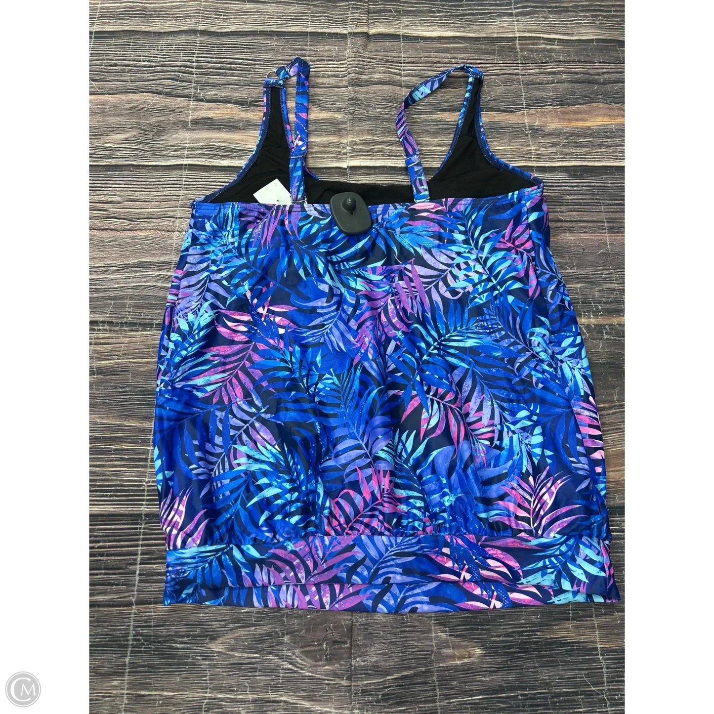 Swimsuit Top By Younique In Blue, Size: M