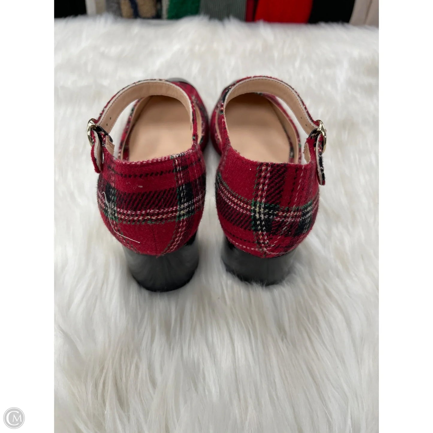Shoes Heels Block By J. Crew In Red, Size: 9
