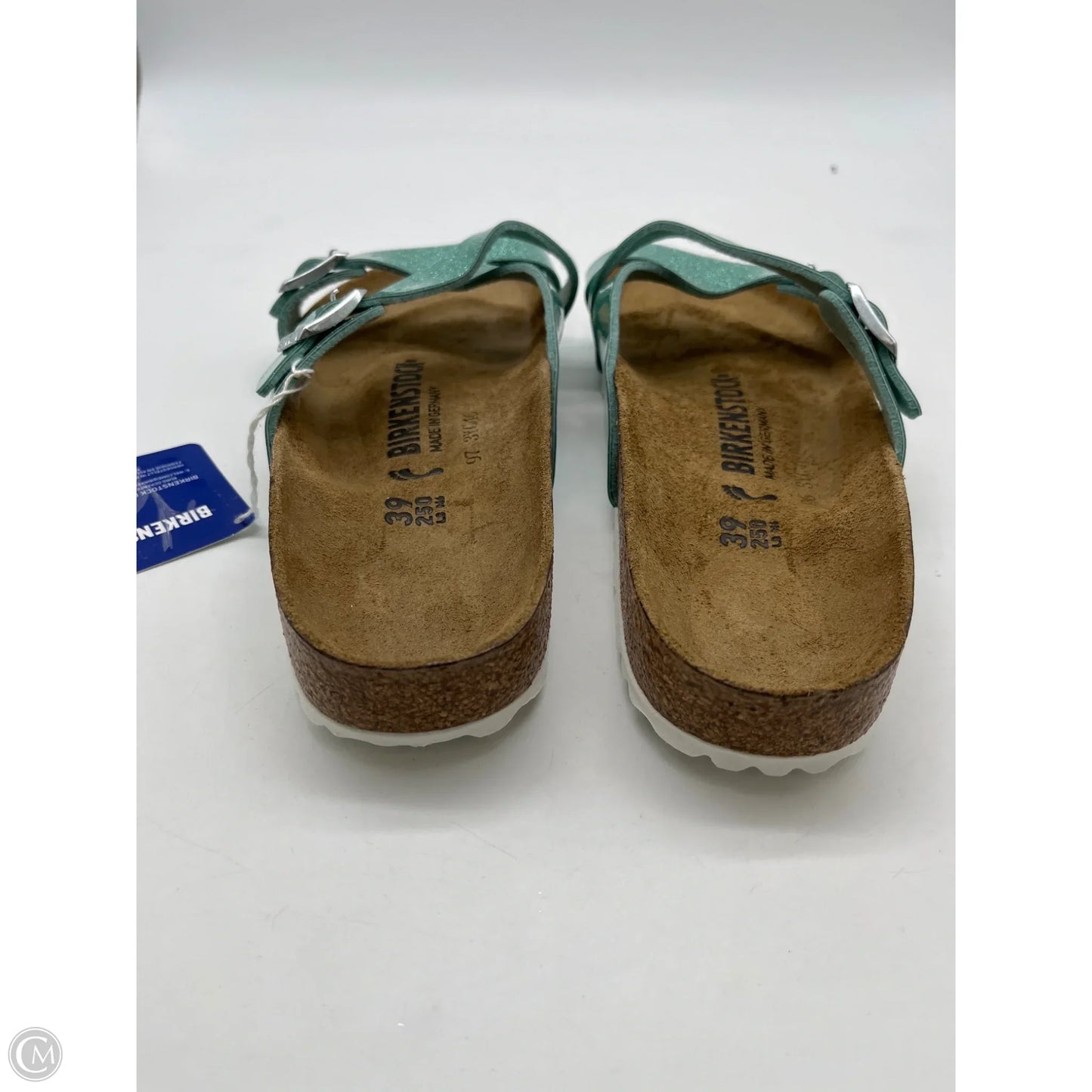 Shoes Flats By Birkenstock In Blue, Size: 8